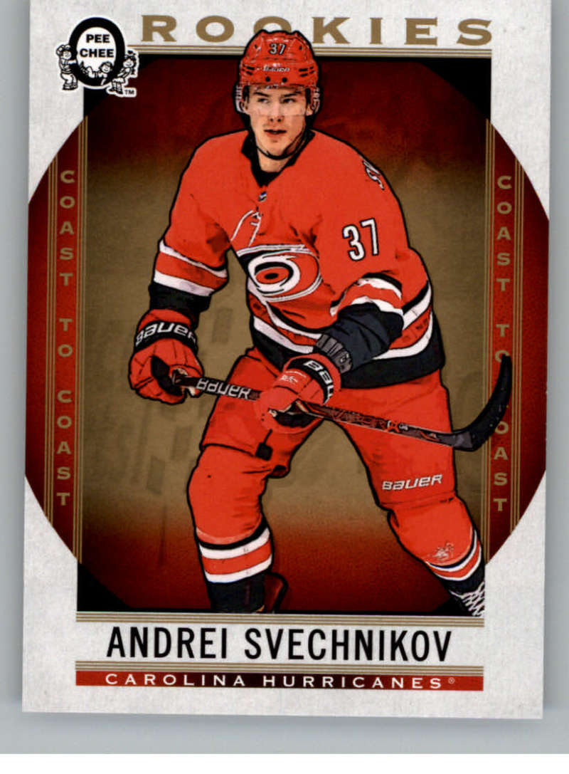 2018-19 OPC Coast to Coast #165 Andrei Svechnikov RC Rookie SP V93368 Image 1