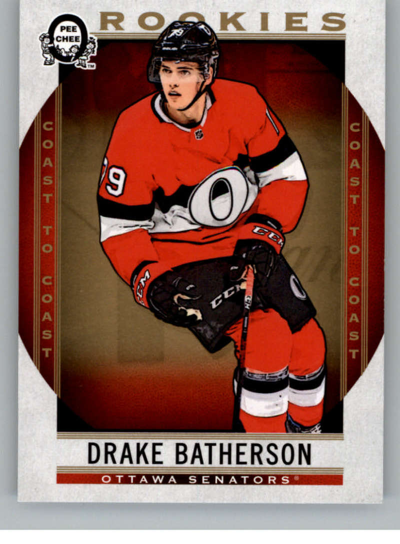 2018-19 OPC Coast to Coast #187 Drake Batherson RC Rookie SP Senators V93375 Image 1
