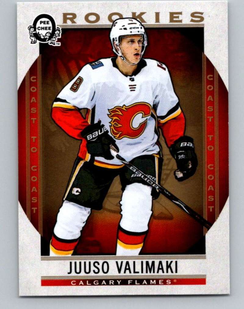 2018-19 OPC Coast to Coast #188 Juuso Valimaki RC Rookie SP Flames V93376 Image 1