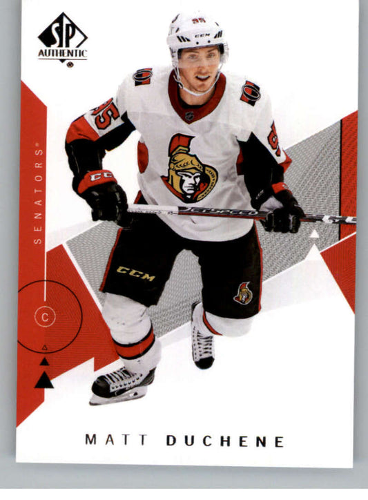 2018-19 SP Authentic #8 Matt Duchene  Ottawa Senators  V93385 Image 1