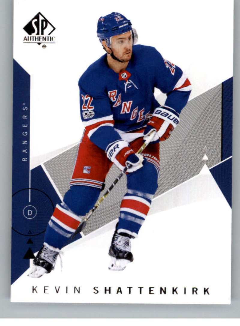 2018-19 SP Authentic #9 Kevin Shattenkirk New York Rangers V93386 Image 1