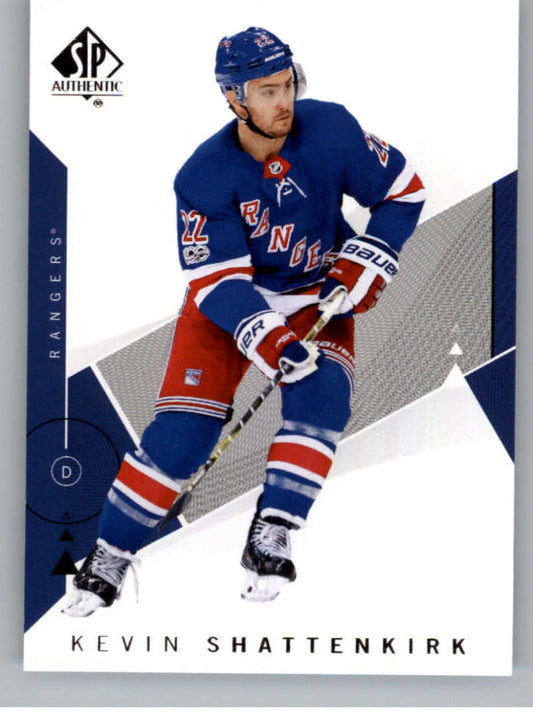 2018-19 SP Authentic #9 Kevin Shattenkirk  New York Rangers  V93386 Image 1