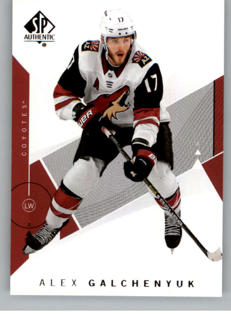 2018-19 SP Authentic #24 Alex Galchenyuk Arizona Coyotes V93399 Image 1