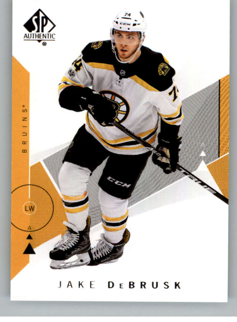 2018-19 SP Authentic #27 Jake DeBrusk Boston Bruins V93401 Image 1