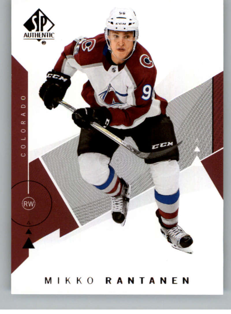 2018-19 SP Authentic #29 Mikko Rantanen Colorado Avalanche V93402 Image 1
