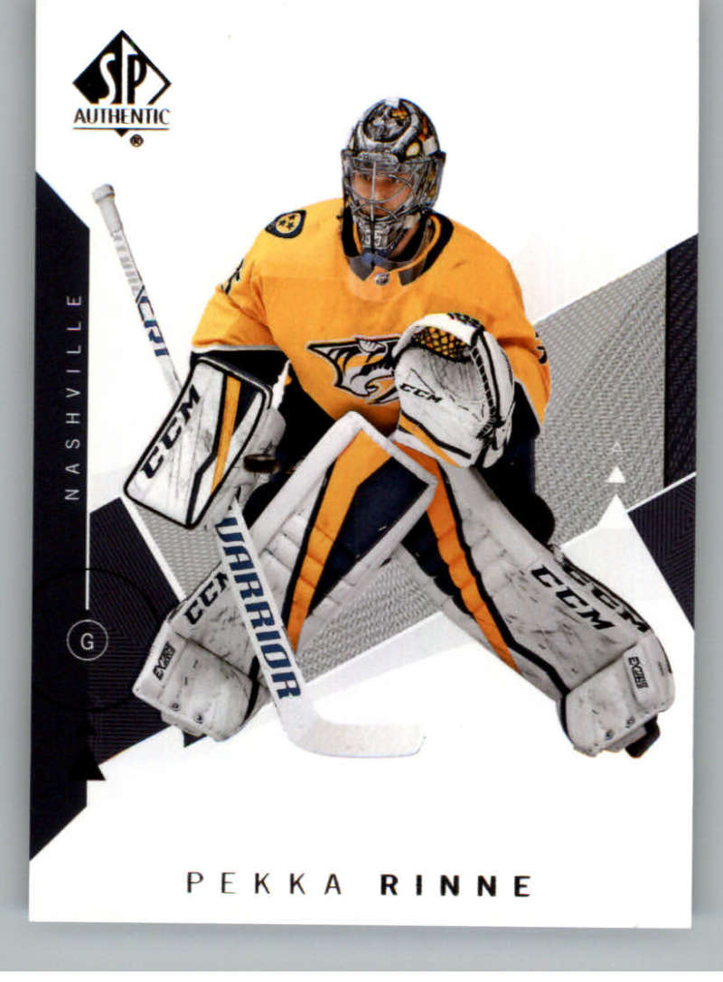 2018-19 SP Authentic #39 Pekka Rinne Nashville Predators V93417 Image 1