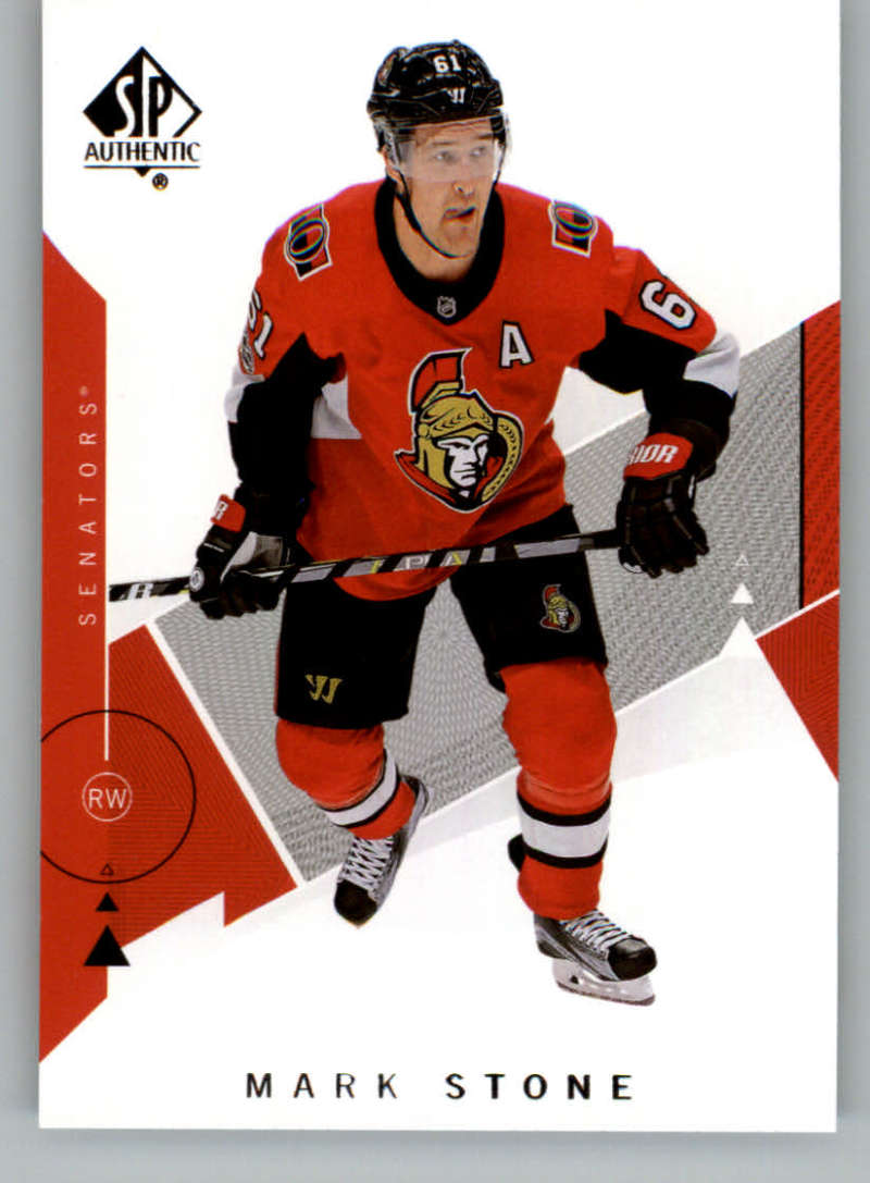 2018-19 SP Authentic #42 Mark Stone Ottawa Senators V93421 Image 1