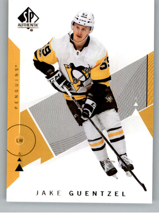2018-19 SP Authentic #46 Jake Guentzel  Pittsburgh Penguins  V93427 Image 1