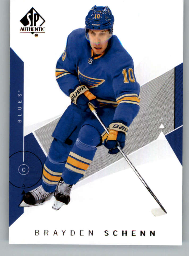 2018-19 SP Authentic #53 Brayden Schenn St. Louis Blues V93435 Image 1