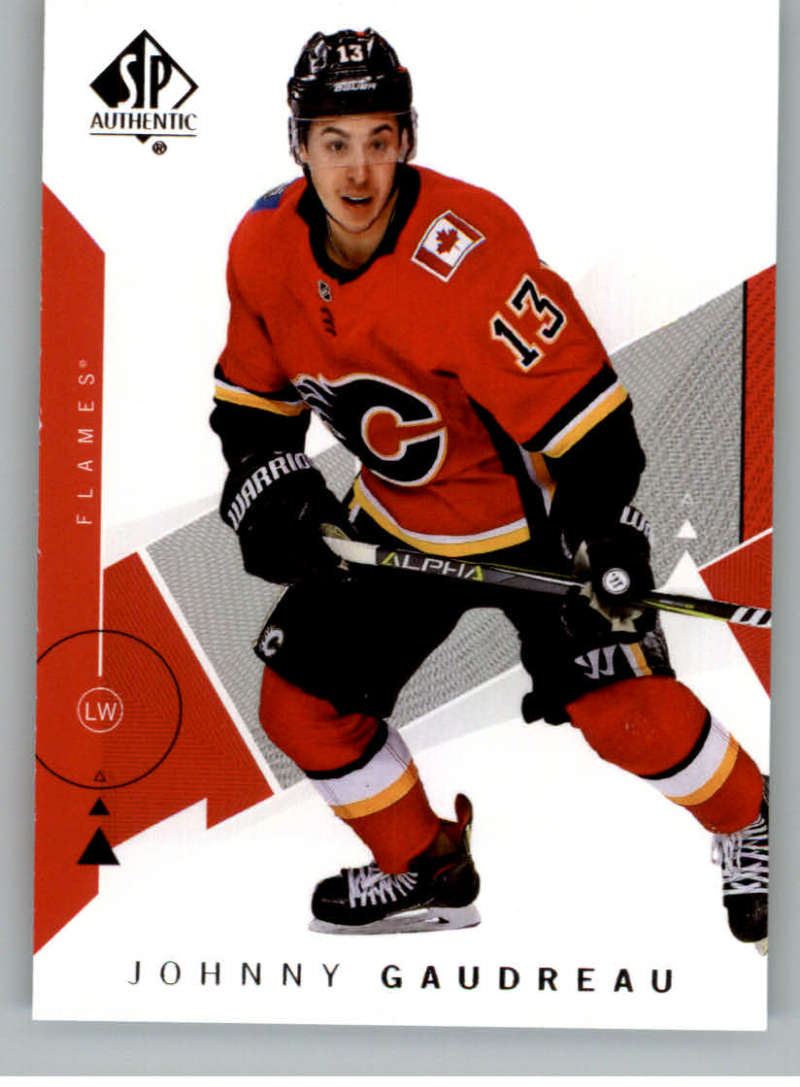2018-19 SP Authentic #60 Johnny Gaudreau Calgary Flames V93442 Image 1