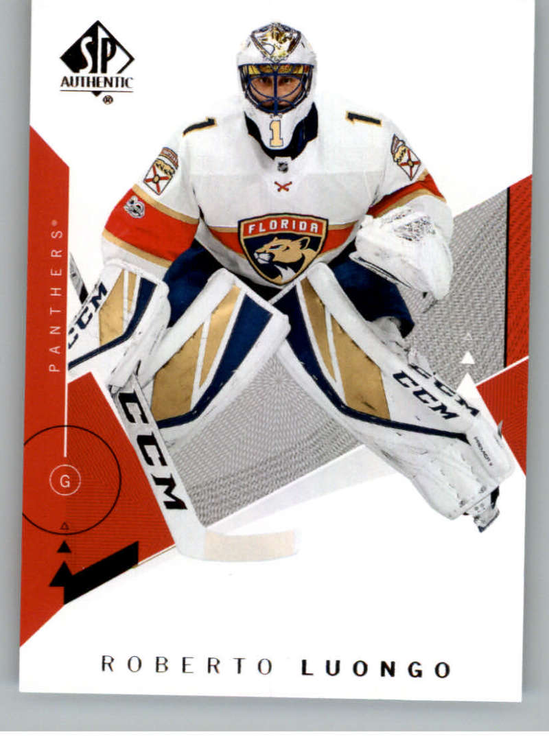 2018-19 SP Authentic #61 Roberto Luongo Florida Panthers V93443 Image 1