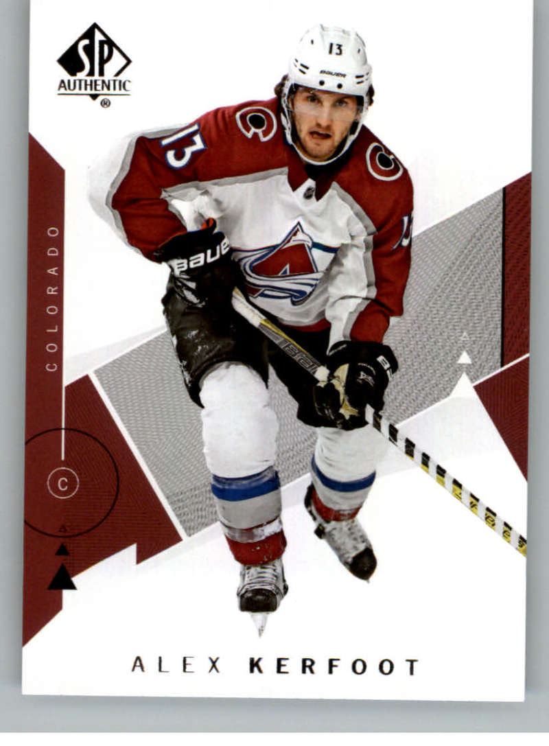 2018-19 SP Authentic #66 Alex Kerfoot Colorado Avalanche V93448 Image 1