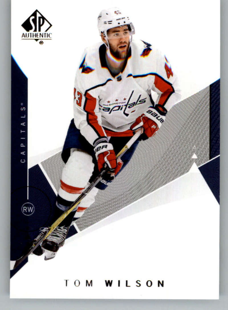 2018-19 SP Authentic #71 Tom Wilson Washington Capitals V93454 Image 1