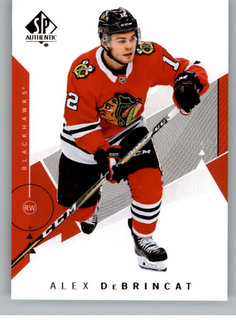 2018-19 SP Authentic #72 Alex DeBrincat Chicago Blackhawks V93456 Image 1
