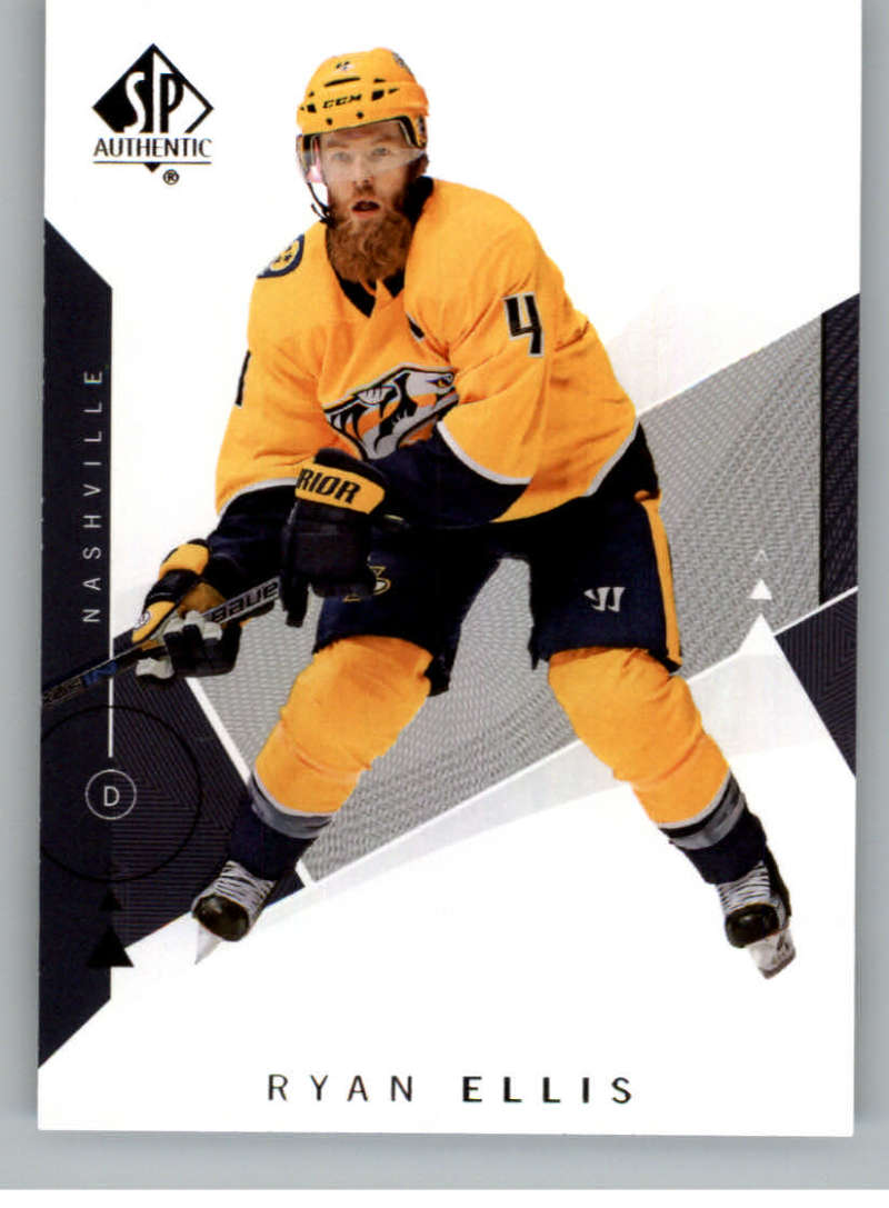 2018-19 SP Authentic #86 Ryan Ellis Nashville Predators V93481 Image 1