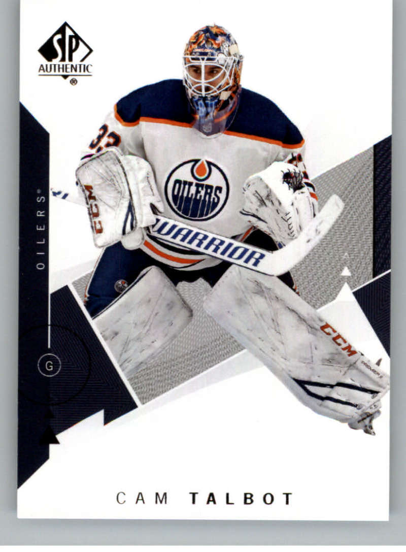 2018-19 SP Authentic #93 Cam Talbot Edmonton Oilers V93488 Image 1