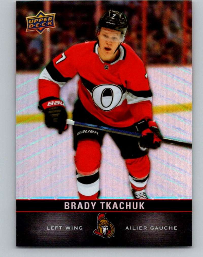 2019-20 Upper Deck Tim Hortons #7 Brady Tkachuk Ottawa Senators Image 1