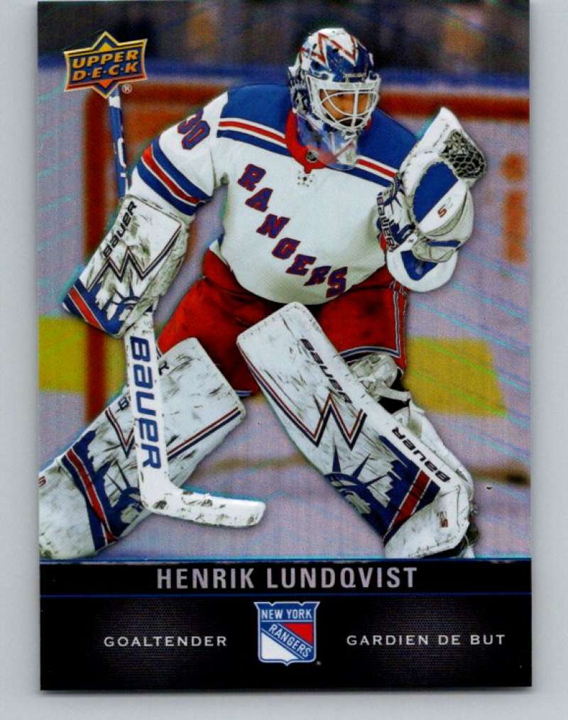 2019-20 Upper Deck Tim Hortons #30 Henrik Lundqvist New York Rangers Image 1
