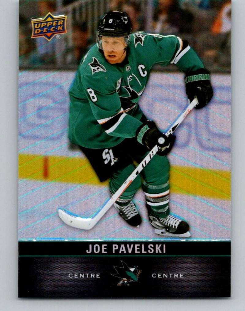 2019-20 Upper Deck Tim Hortons #38 Joe Pavelski San Jose Sharks Image 1