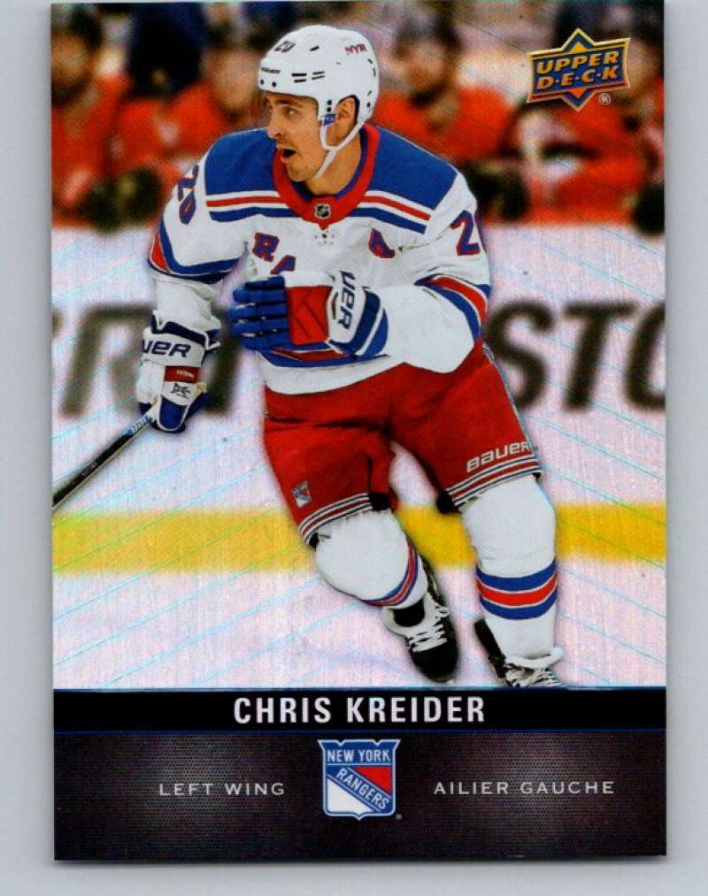 2019-20 Upper Deck Tim Hortons #52 Chris Kreider New York Rangers Image 1