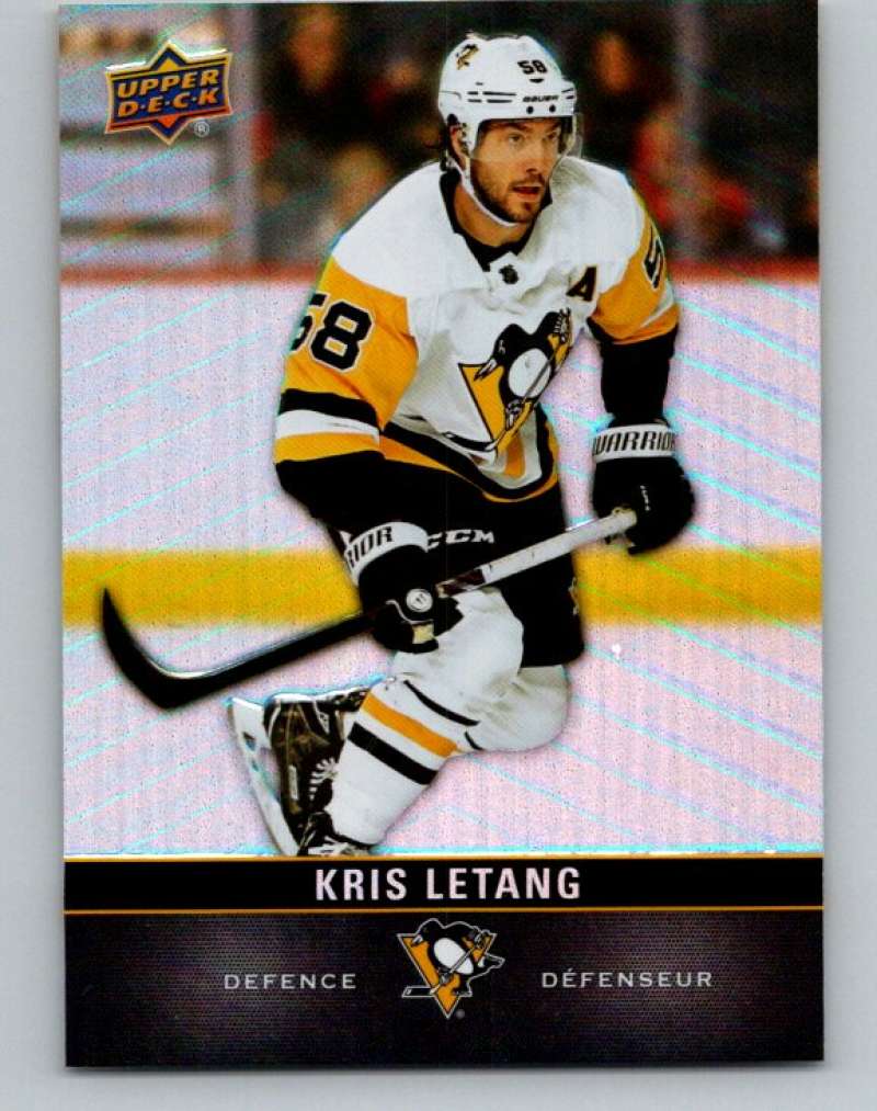 2019-20 Upper Deck Tim Hortons #58 Kris Letang Pittsburgh Penguins Image 1