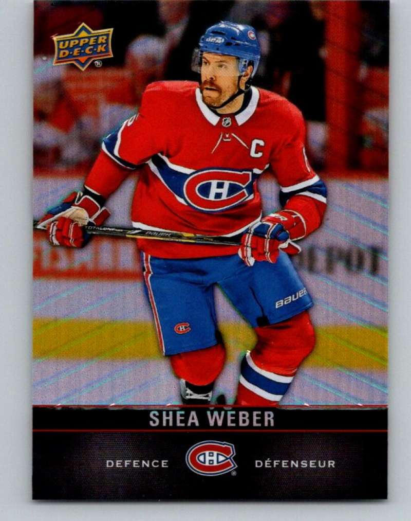 2019-20 Upper Deck Tim Hortons #98 Shea Webber Montreal Canadiens Image 1