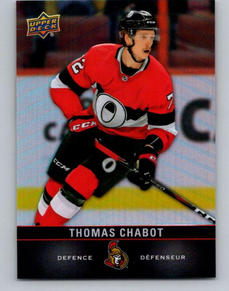 2019-20 Upper Deck Tim Hortons #103 Thomas Chabot Ottawa Senators Image 1