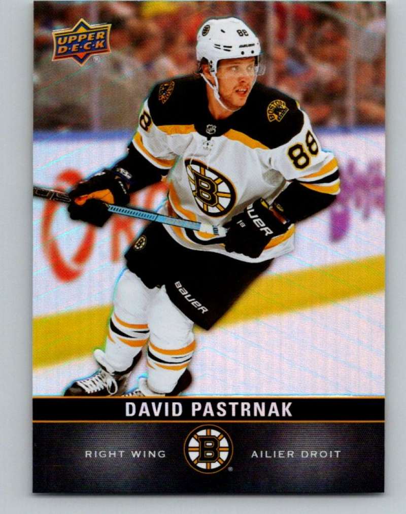 2019-20 Upper Deck Tim Hortons #105 David Pastrnak Boston Bruins Image 1