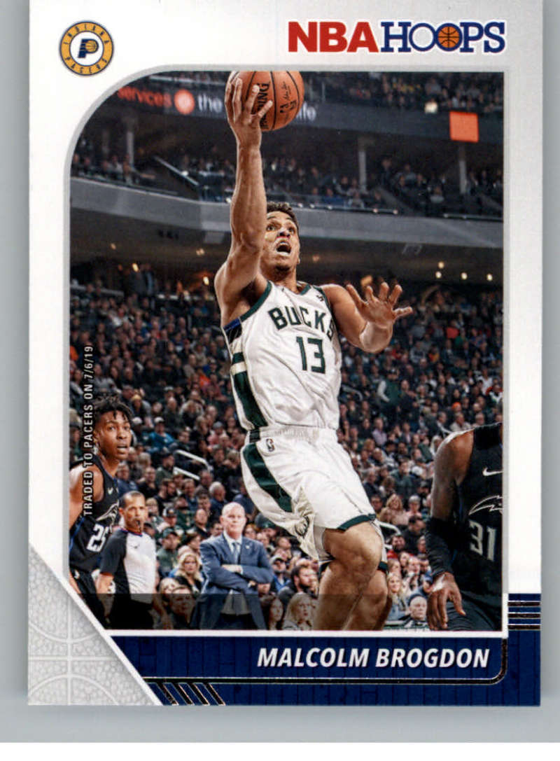 2019-20 Panini Hoops #104 Malcolm Brogdon Indiana Pacers V89542 Image 1