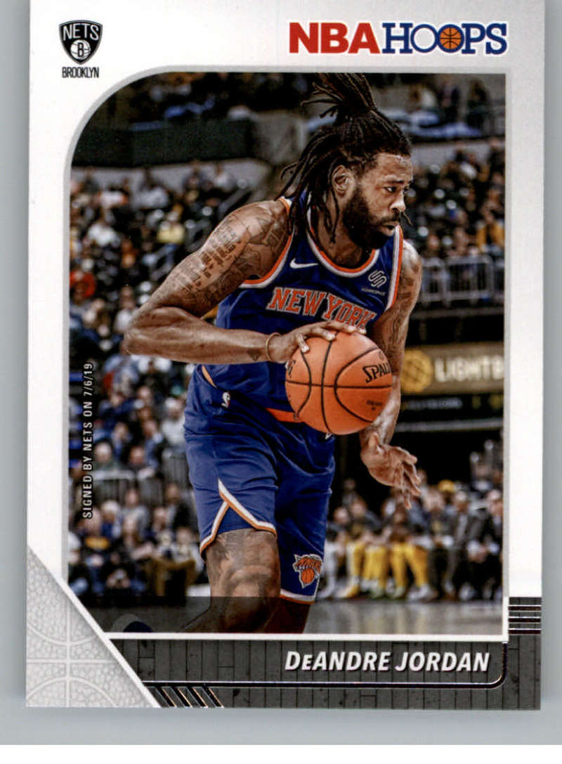 2019-20 Panini Hoops #122 DeAndre Jordan Brooklyn Nets V89558 Image 1