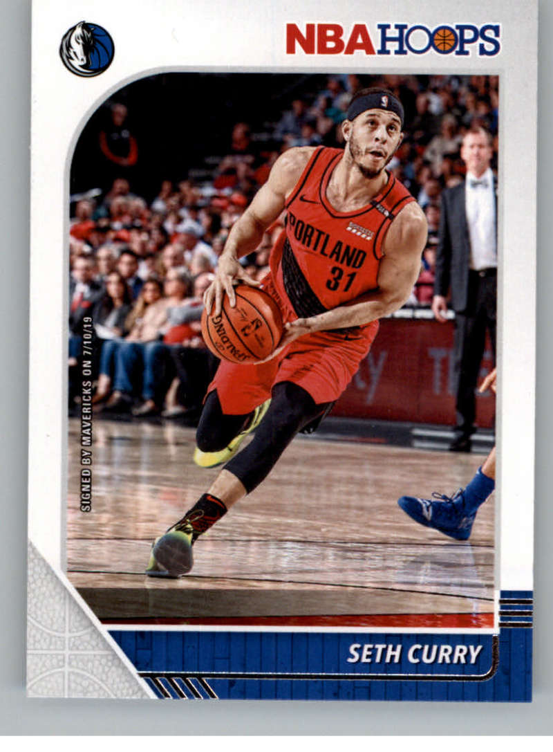 2019-20 Panini Hoops #160 Seth Curry Dallas Mavericks V89590 Image 1