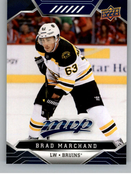 2019-20 Upper Deck MVP Blue #9 Brad Marchand  Boston Bruins  V93590 Image 1
