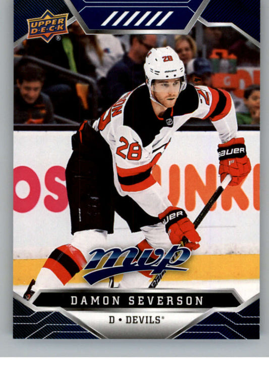 2019-20 Upper Deck MVP Blue #21 Damon Severson  New Jersey Devils  V93597 Image 1
