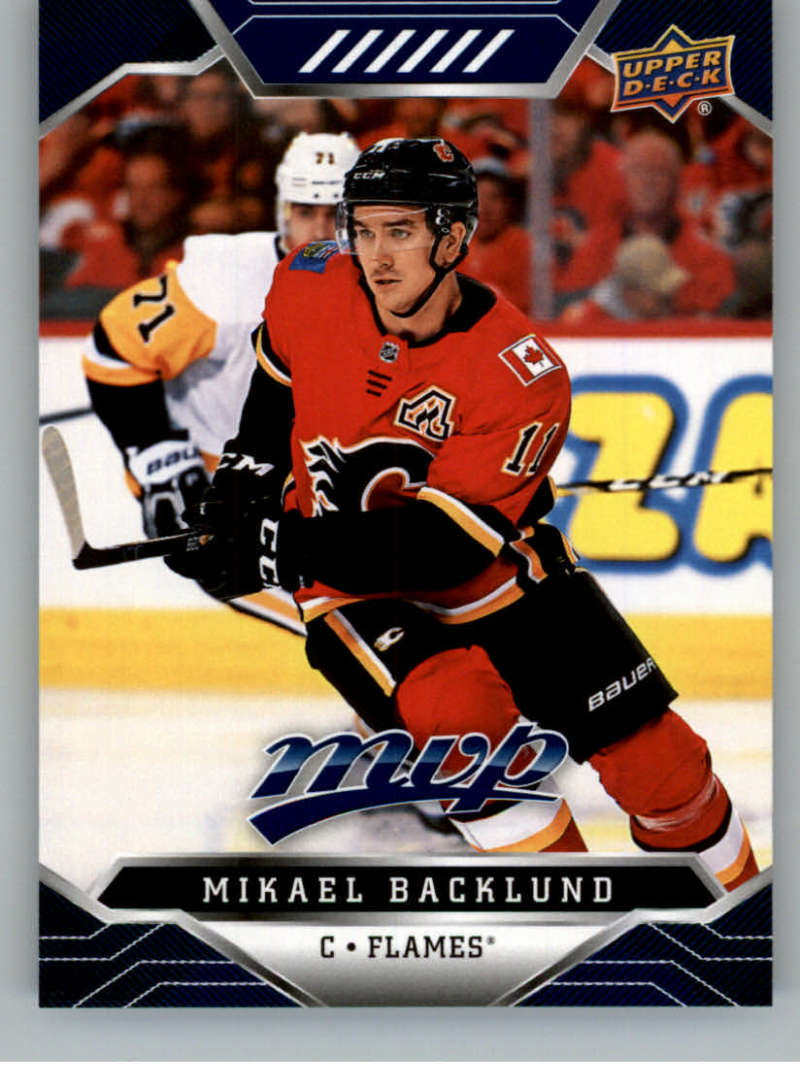 2019-20 Upper Deck MVP Blue #23 Mikael Backlund Calgary Flames V93599 Image 1