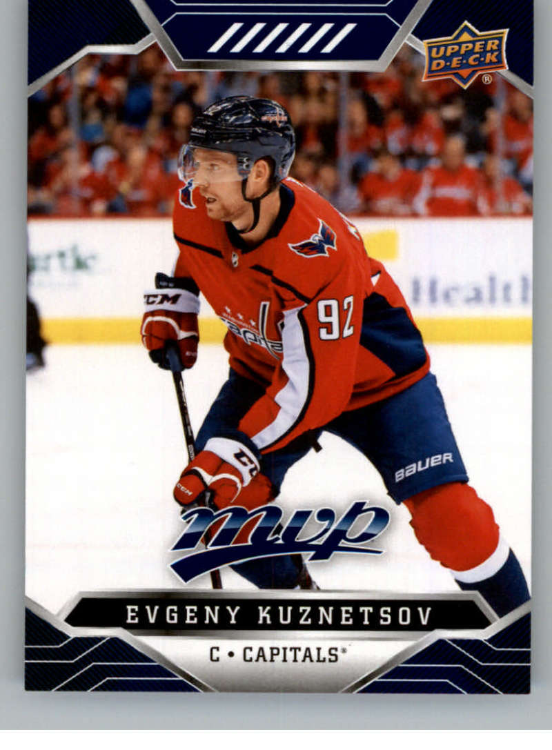 2019-20 Upper Deck MVP Blue #37 Evgeny Kuznetsov Washington Capitals V93609 Image 1