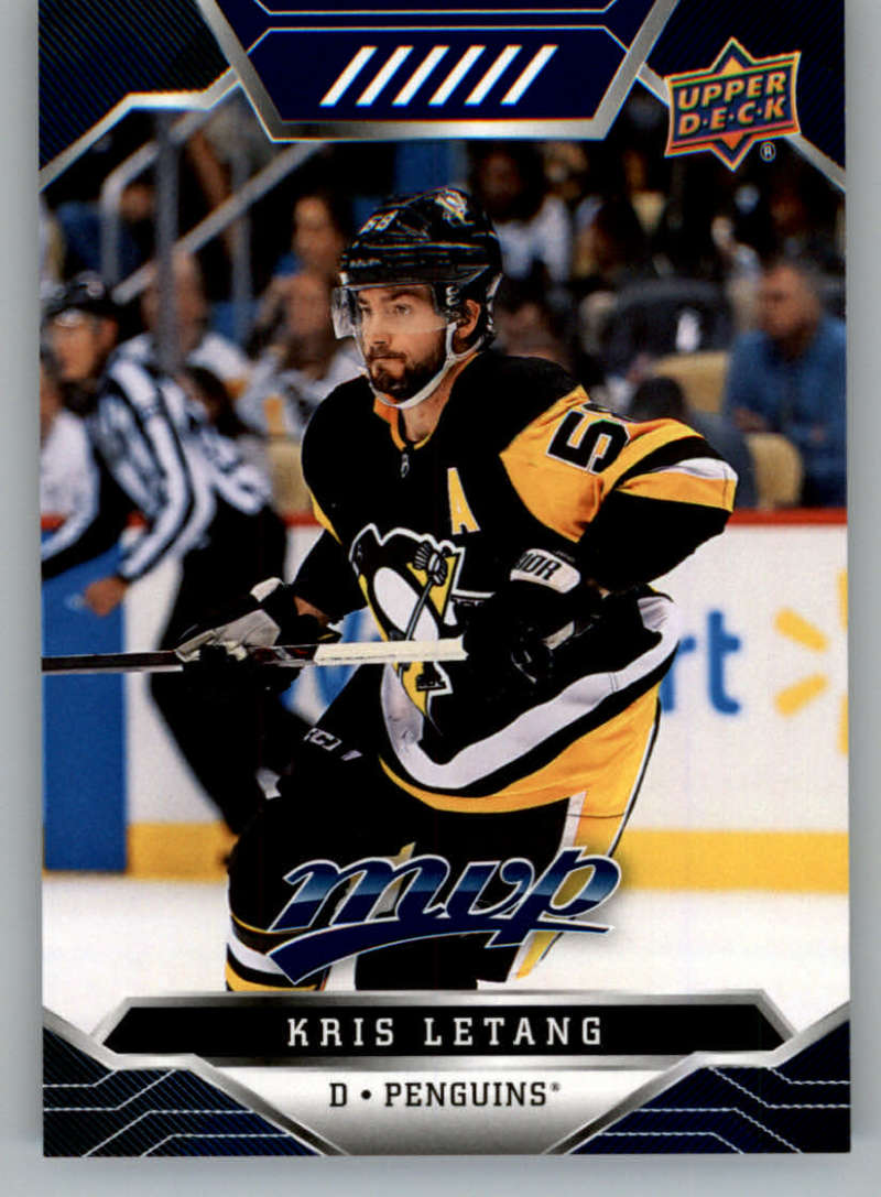 2019-20 Upper Deck MVP Blue #38 Kris Letang Pittsburgh Penguins V93610 Image 1