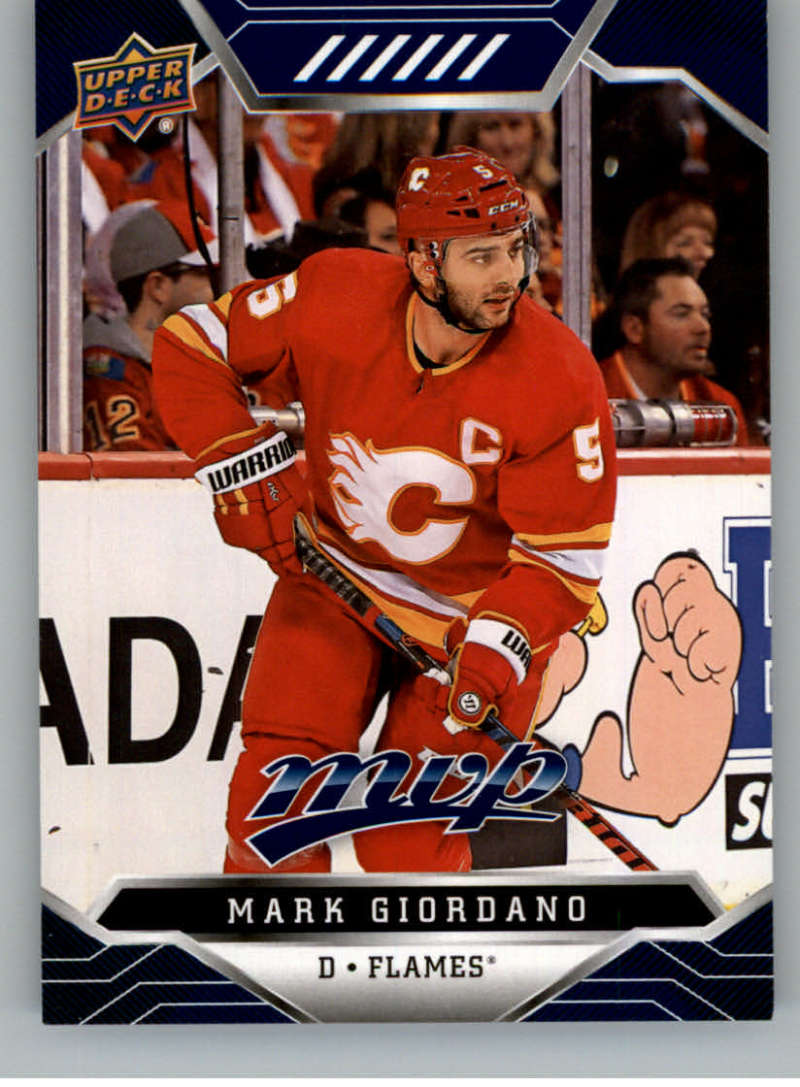 2019-20 Upper Deck MVP Blue #39 Mark Giordano Calgary Flames V93611 Image 1