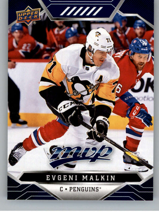 2019-20 Upper Deck MVP Blue #42 Evgeni Malkin  Pittsburgh Penguins  V93614 Image 1
