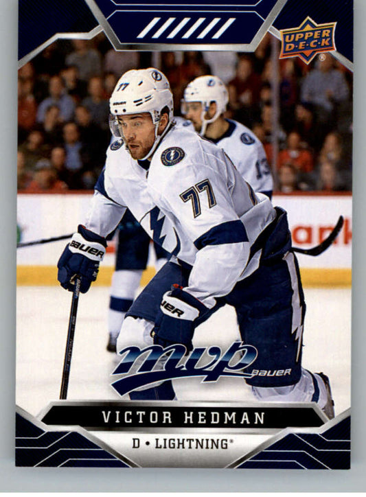 2019-20 Upper Deck MVP Blue #51 Victor Hedman  Tampa Bay Lightning  V93621 Image 1