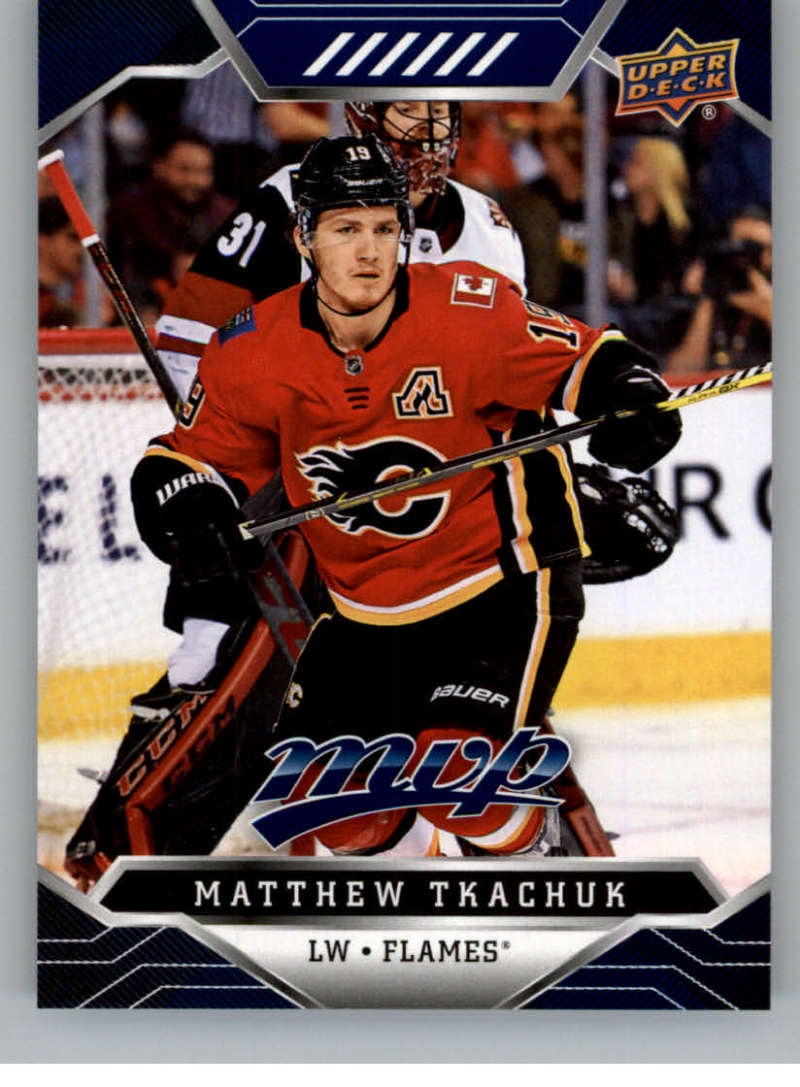 2019-20 Upper Deck MVP Blue #52 Matthew Tkachuk Calgary Flames V93622 Image 1