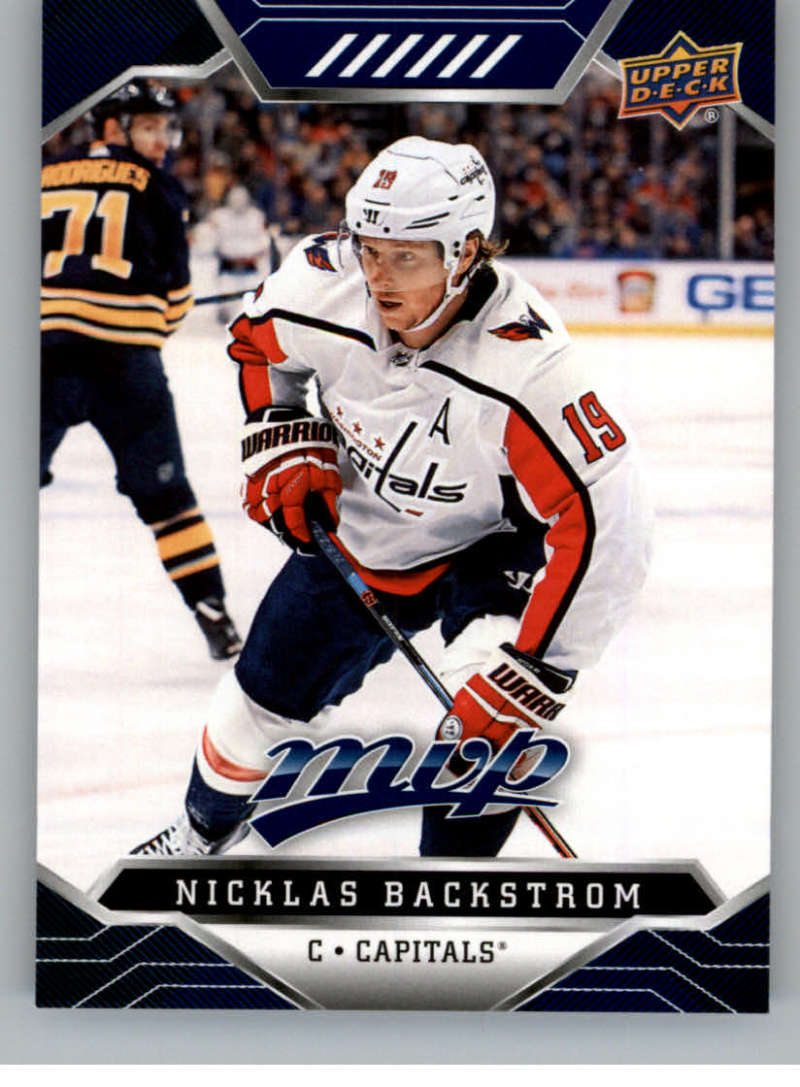 2019-20 Upper Deck MVP Blue #53 Nicklas Backstrom Washington Capitals V93623 Image 1