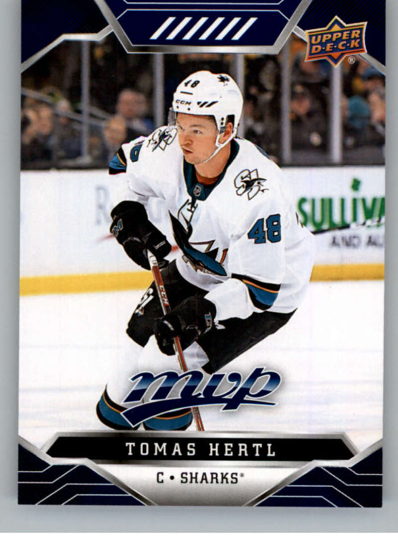2019-20 Upper Deck MVP Blue #56 Tomas Hertl San Jose Sharks V93625 Image 1