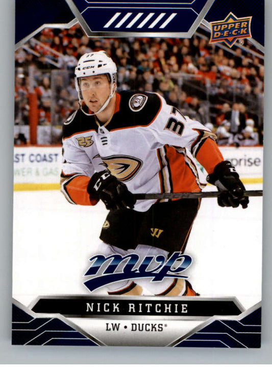 2019-20 Upper Deck MVP Blue #59 Nick Ritchie  Anaheim Ducks  V93627 Image 1
