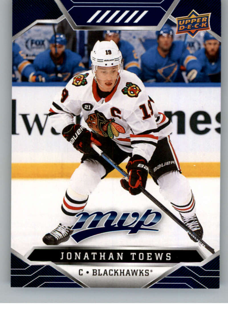 2019-20 Upper Deck MVP Blue #68 Jonathan Toews Chicago Blackhawks V93633 Image 1