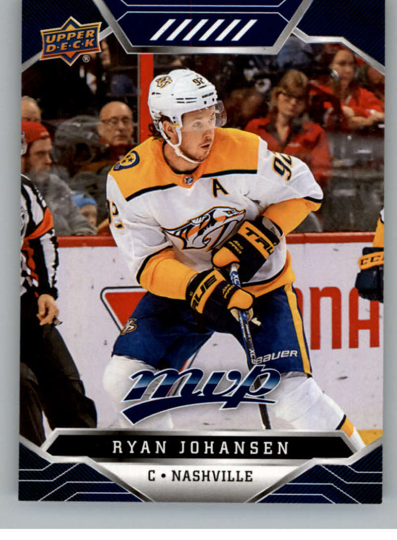 2019-20 Upper Deck MVP Blue #70 Ryan Johansen Nashville Predators V93635 Image 1