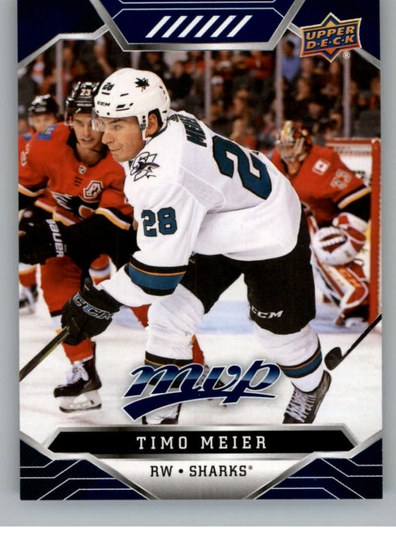 2019-20 Upper Deck MVP Blue #73 Timo Meier San Jose Sharks V93637 Image 1