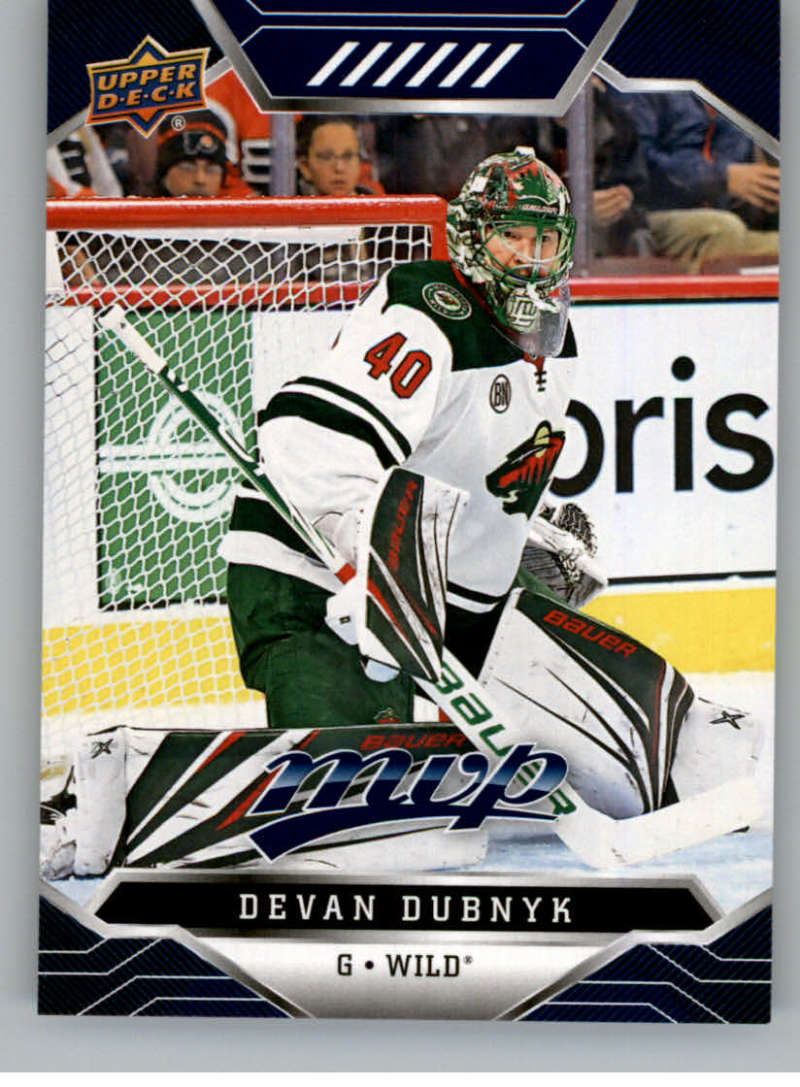 2019-20 Upper Deck MVP Blue #86 Devan Dubnyk Minnesota Wild V93644 Image 1