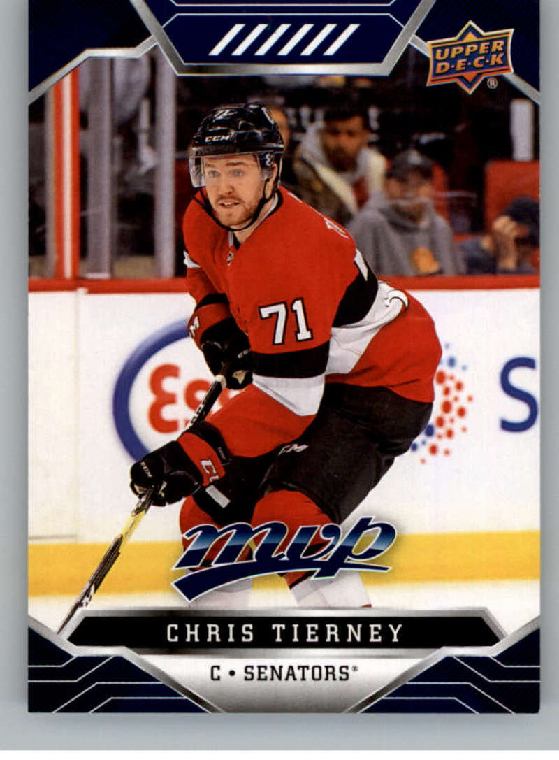 2019-20 Upper Deck MVP Blue #113 Chris Tierney Ottawa Senators V93665 Image 1