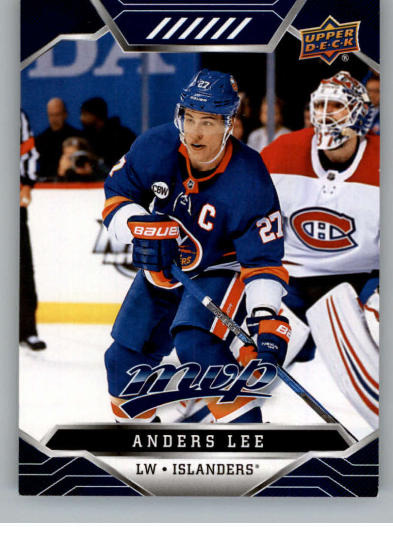 2019-20 Upper Deck MVP Blue #116 Anders Lee New York Islanders V93667 Image 1