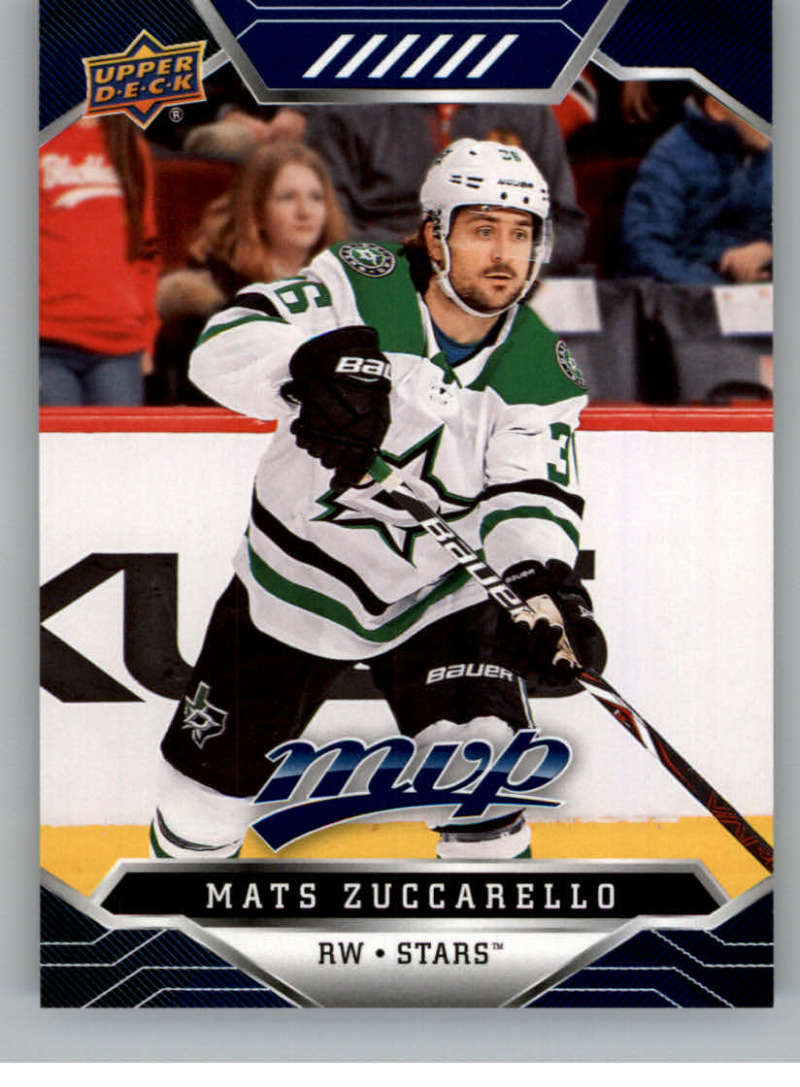 2019-20 Upper Deck MVP Blue #118 Mats Zuccarello Dallas Stars V93669 Image 1